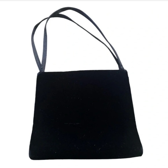 Kenneth Cole | Black Velvet Evening Bag. - Picture 2 of 5